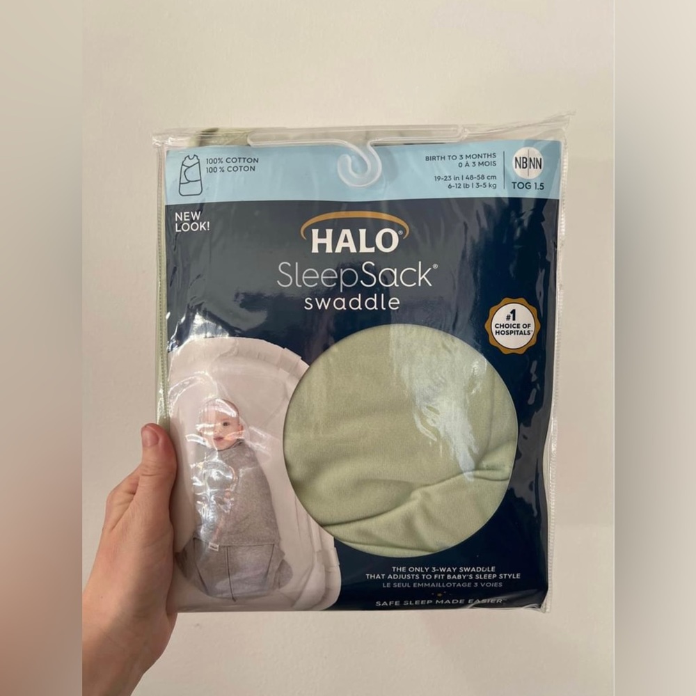 New Green Halo SleepSack Baby Swaddle - Newborn